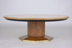 Art Deco Round Marble Coffee Table