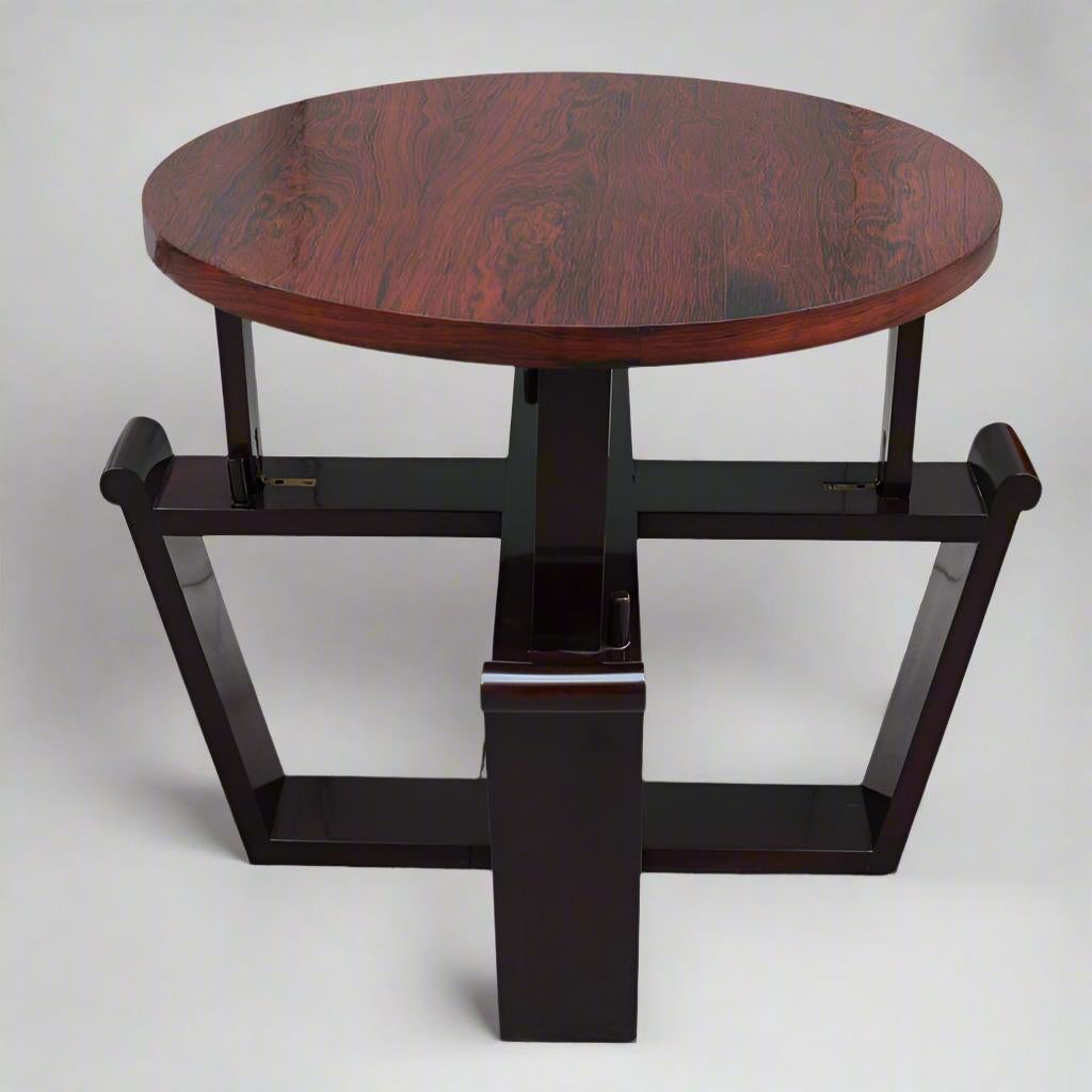 French Art Deco Round Coffee/Cocktail Table France For Sale