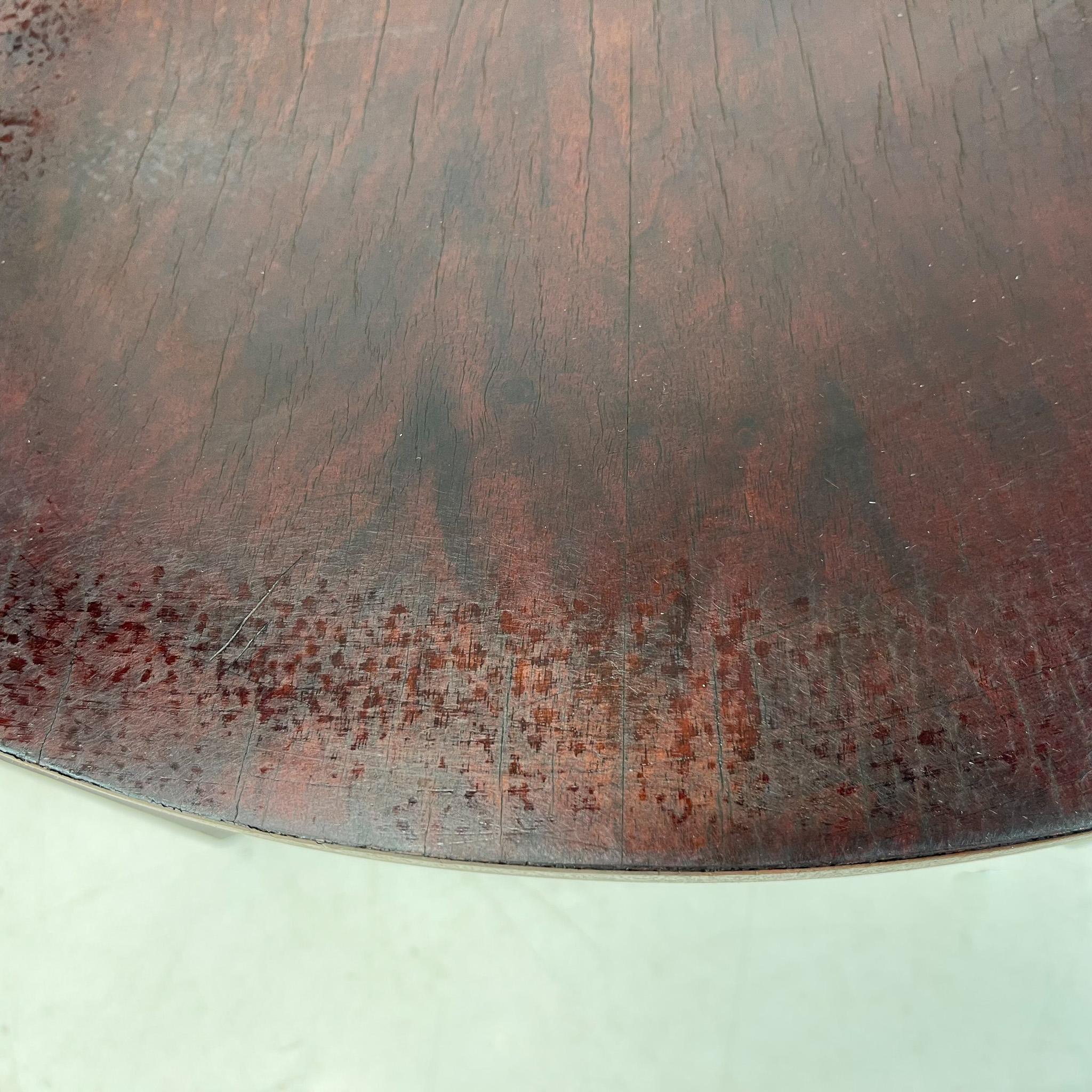 Art Deco Round Coffee Table, Czechoslovakia 5