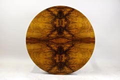 Art Deco Round Coffee Table/ Side Table Burr Walnut 20th Century, at, circa 1920