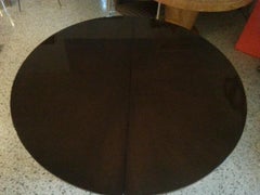French Art Deco Moderne Round Dining Table
