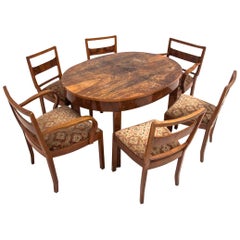 Art Deco Round Dining Set