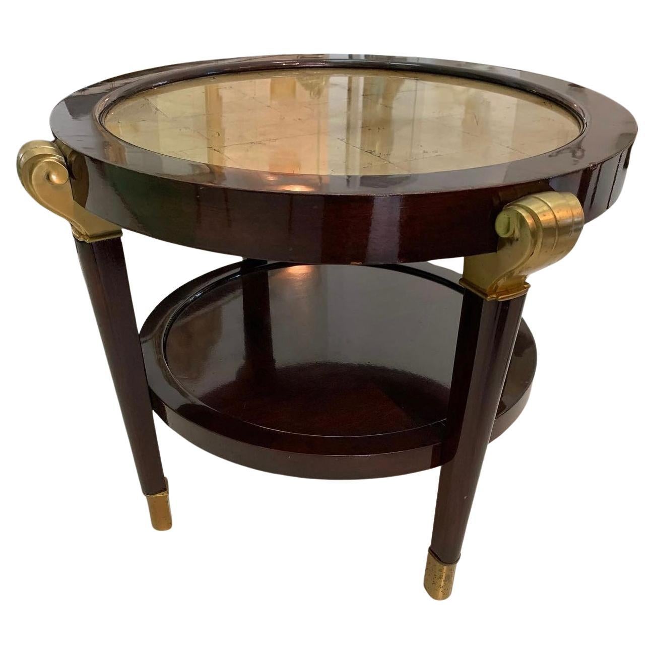 Art Deco Round Lacquered Table