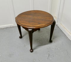 Art Deco Round Oak Coffee Table