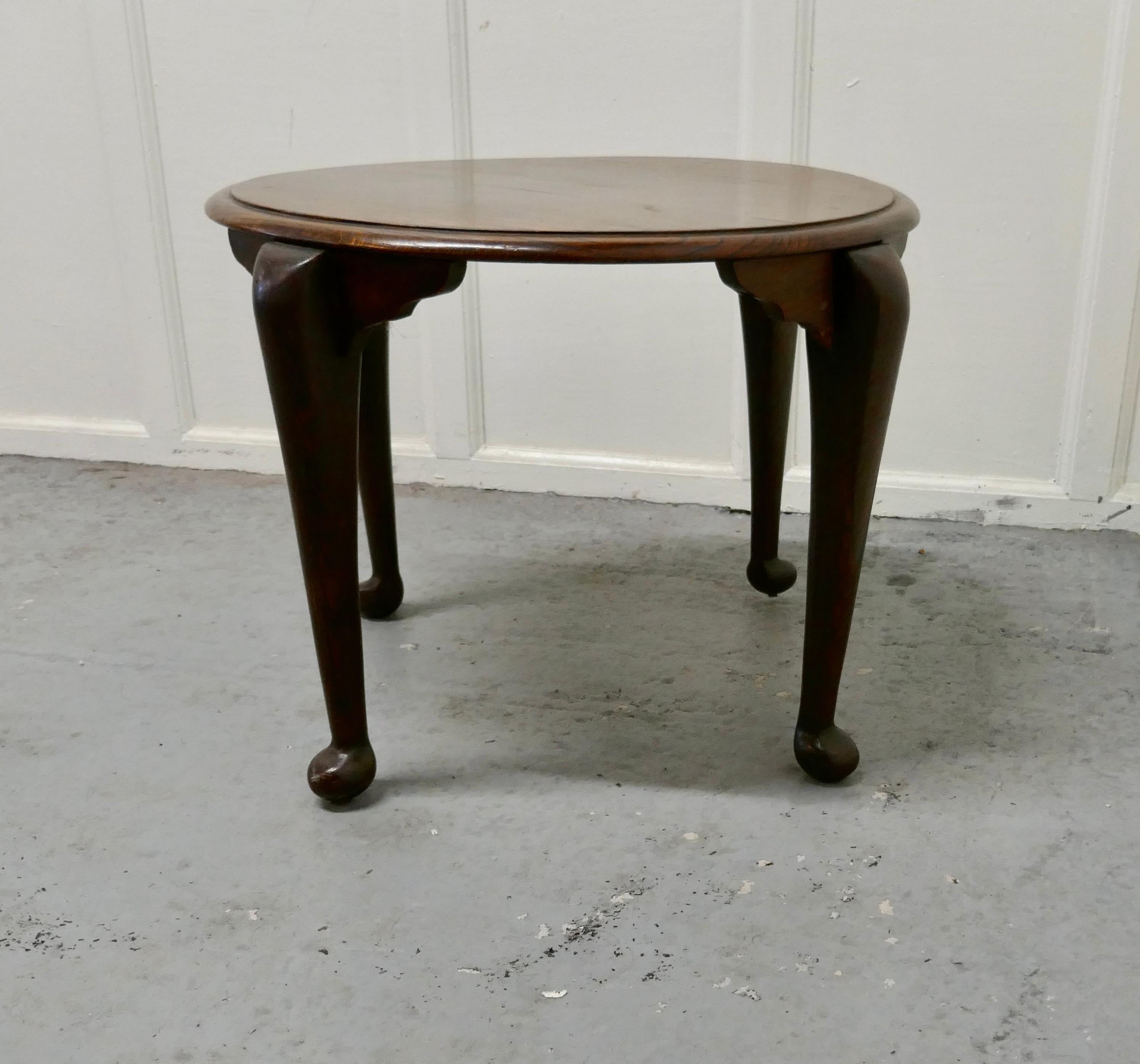 antique round coffee table for sale
