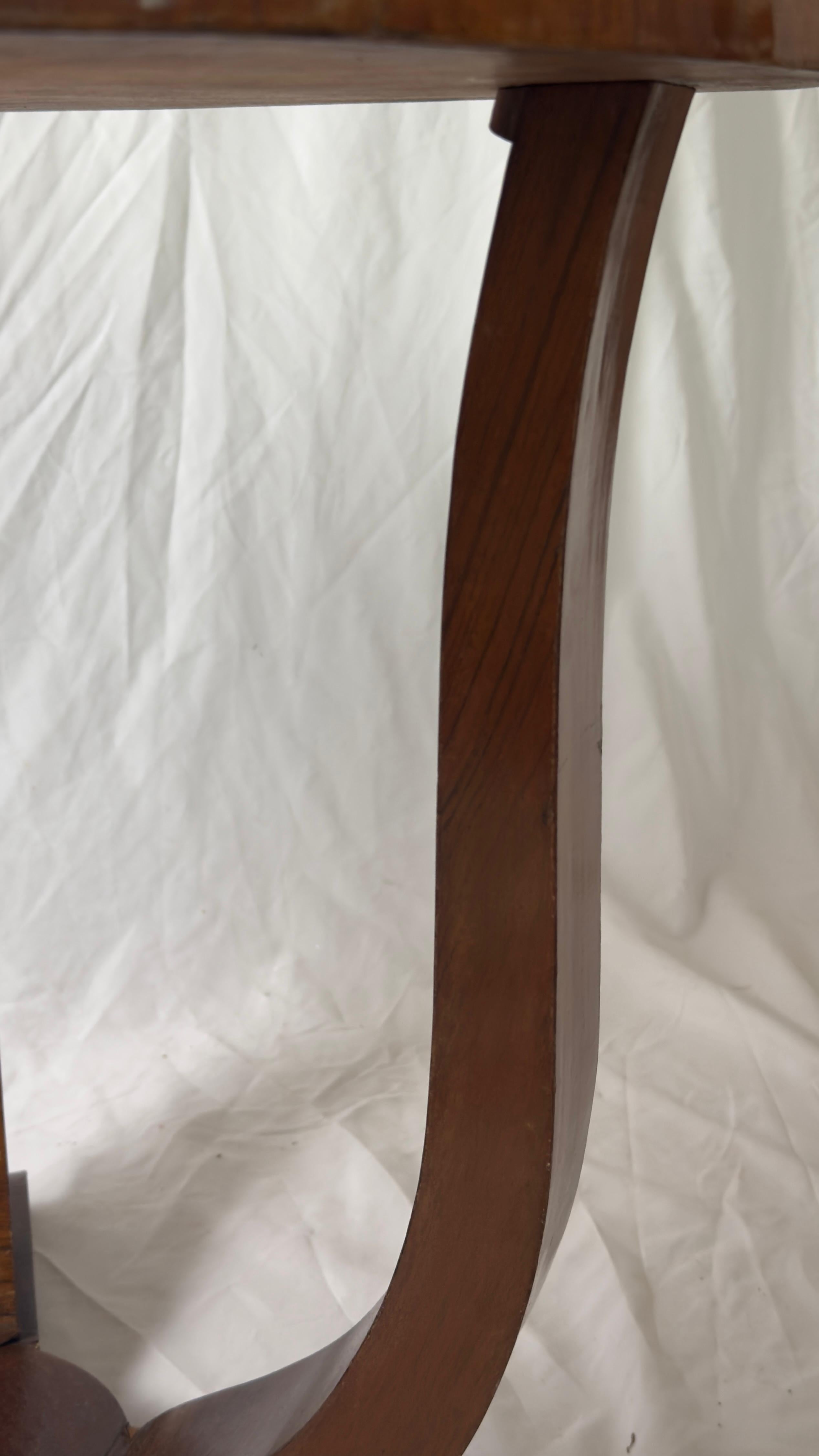 Table à piédestal rond Art Déco, France, 1930 en vente 1