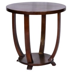 Art Deco Round Pedestal Table, France, 1920