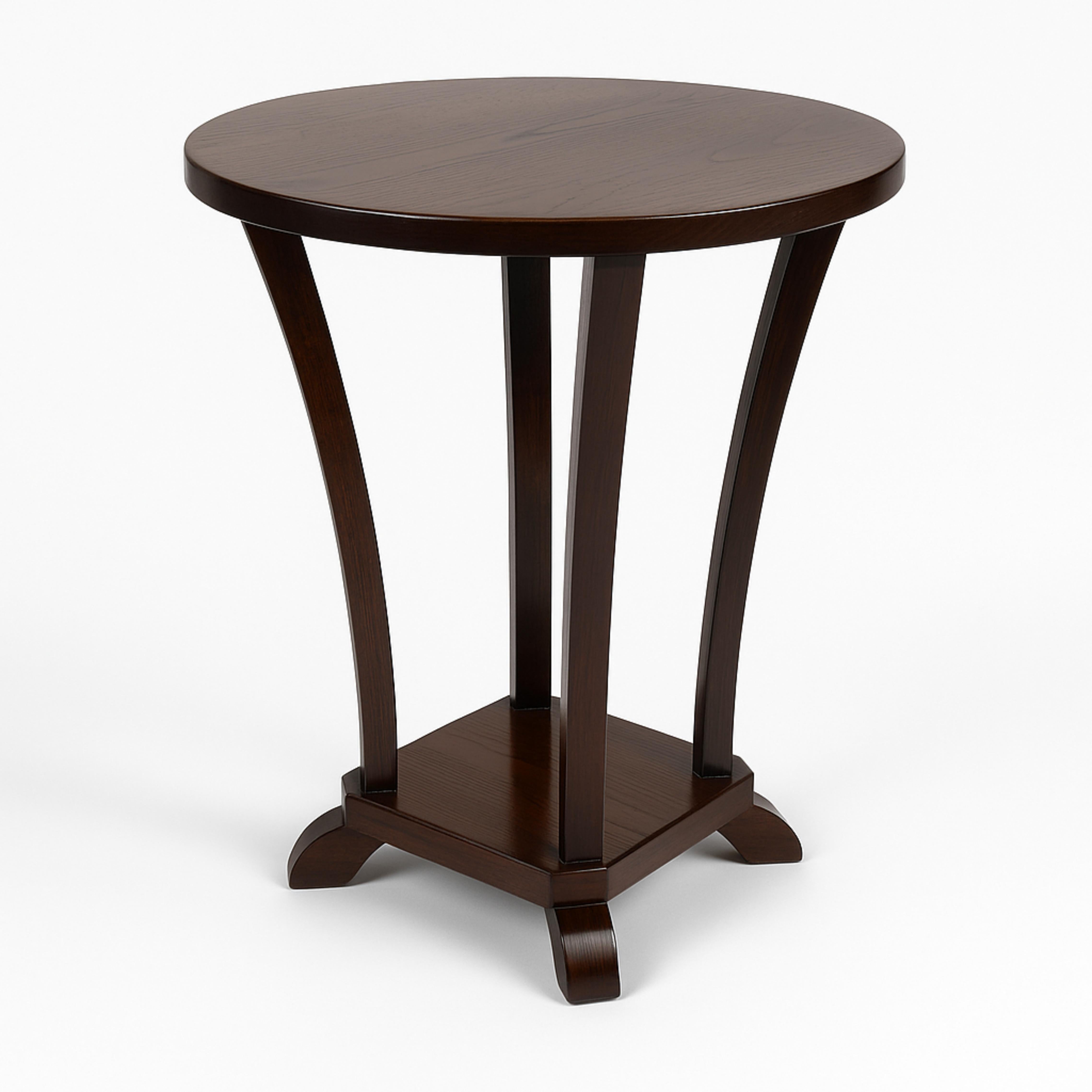 Table à piédestal rond Art Déco, France, 1930 en vente 5