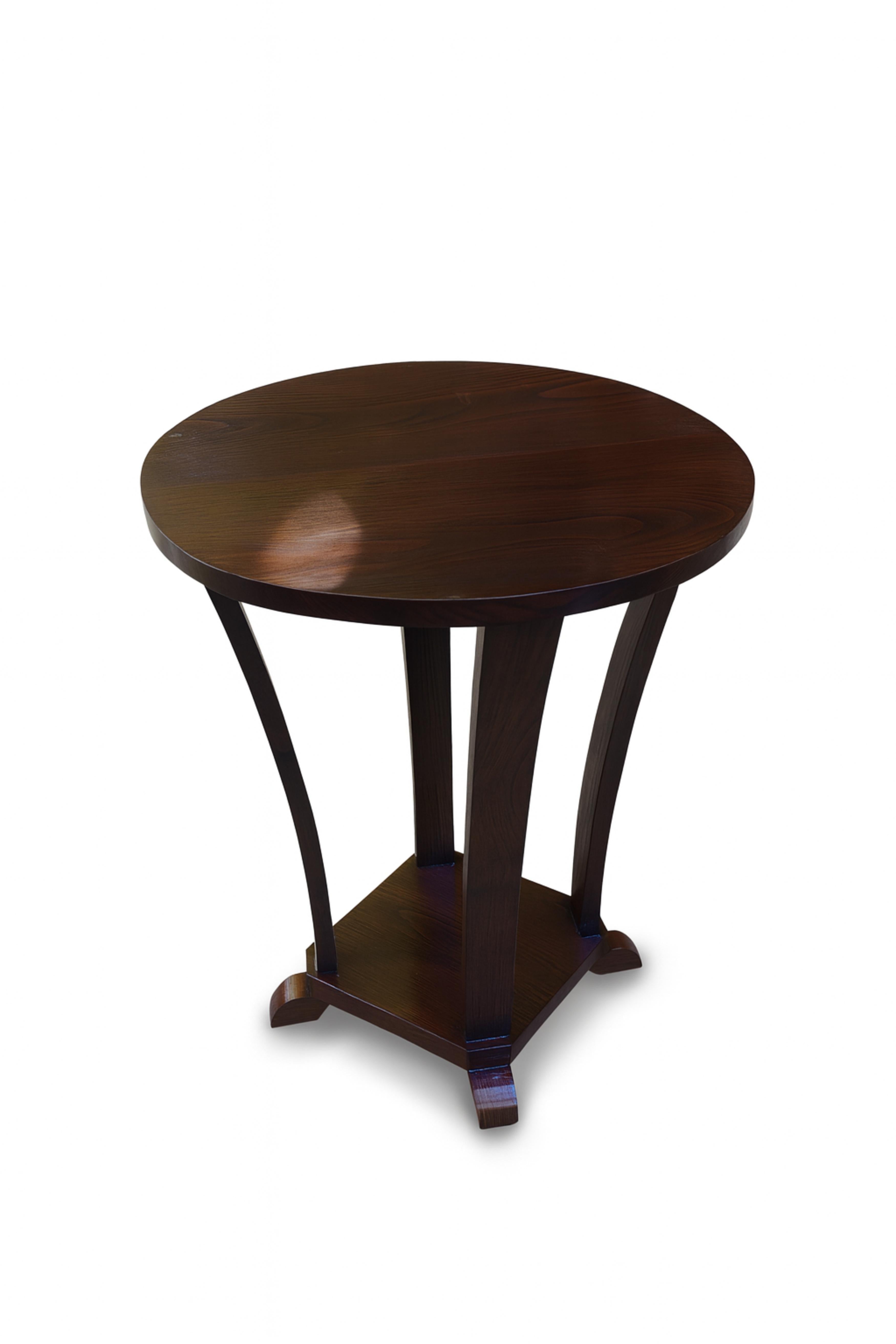 Table à piédestal rond Art Déco, France, 1930 en vente 6