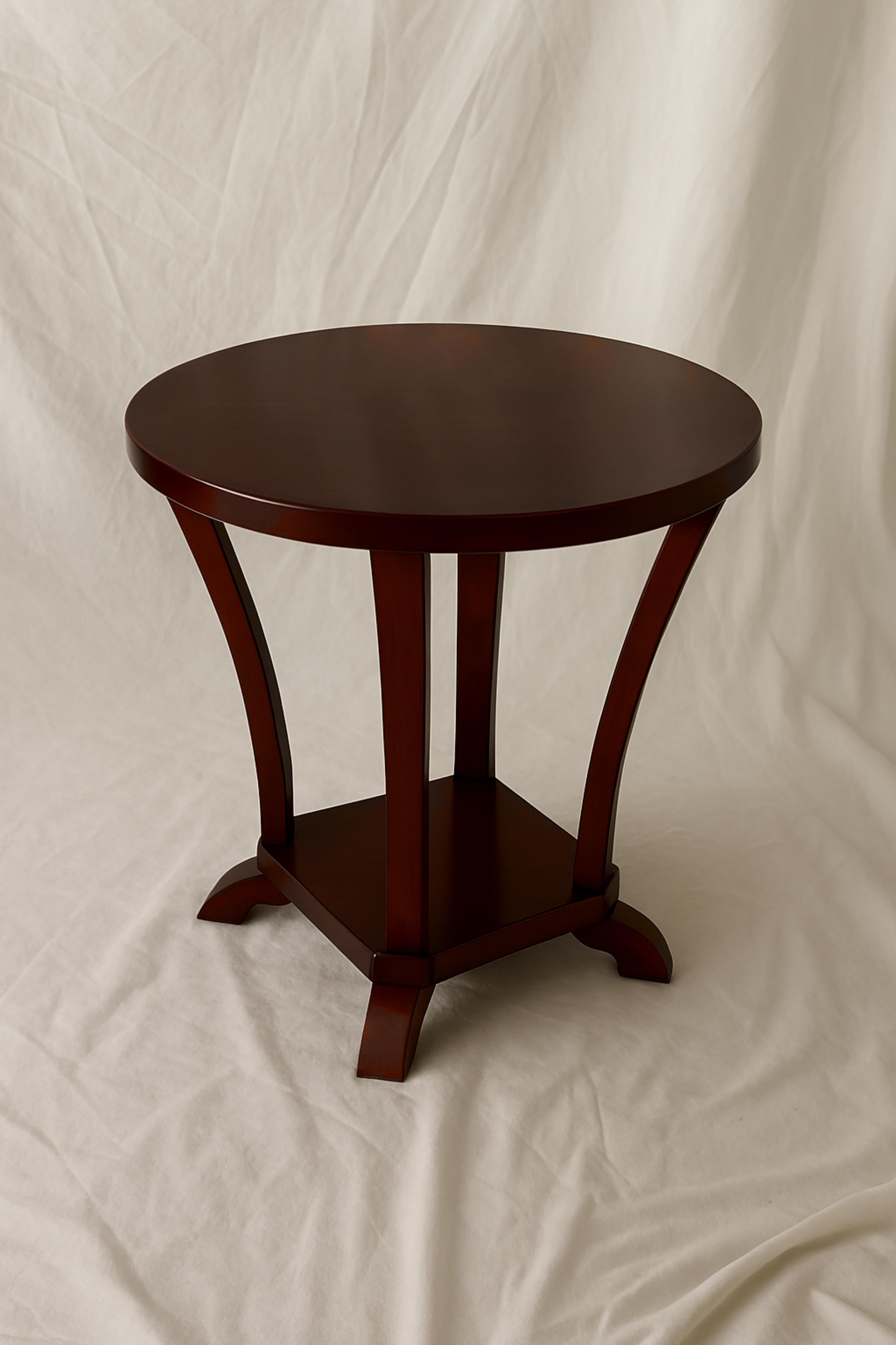 Français Table à piédestal rond Art Déco, France, 1930 en vente