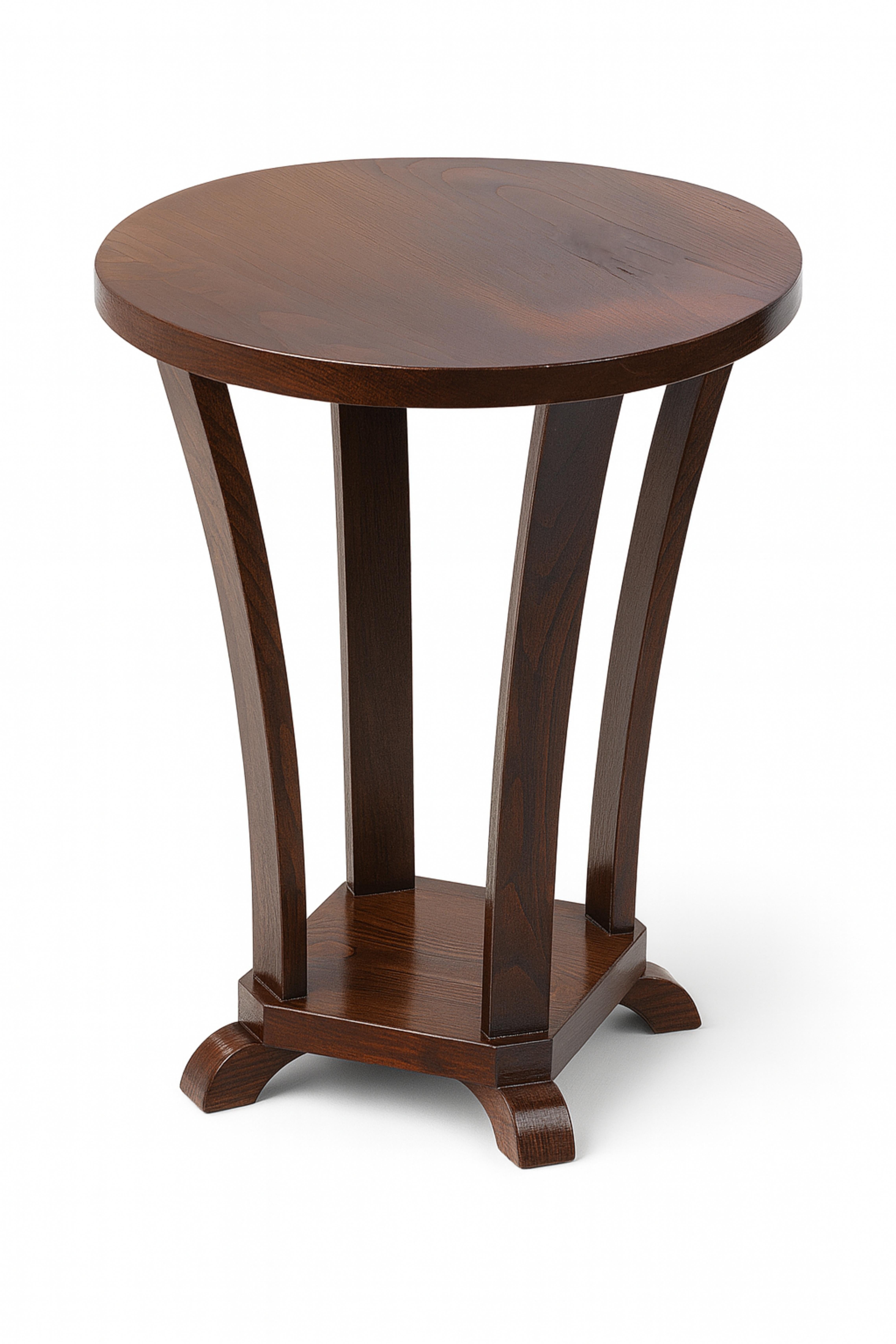 Français Table à piédestal rond Art Déco, France, 1930 en vente