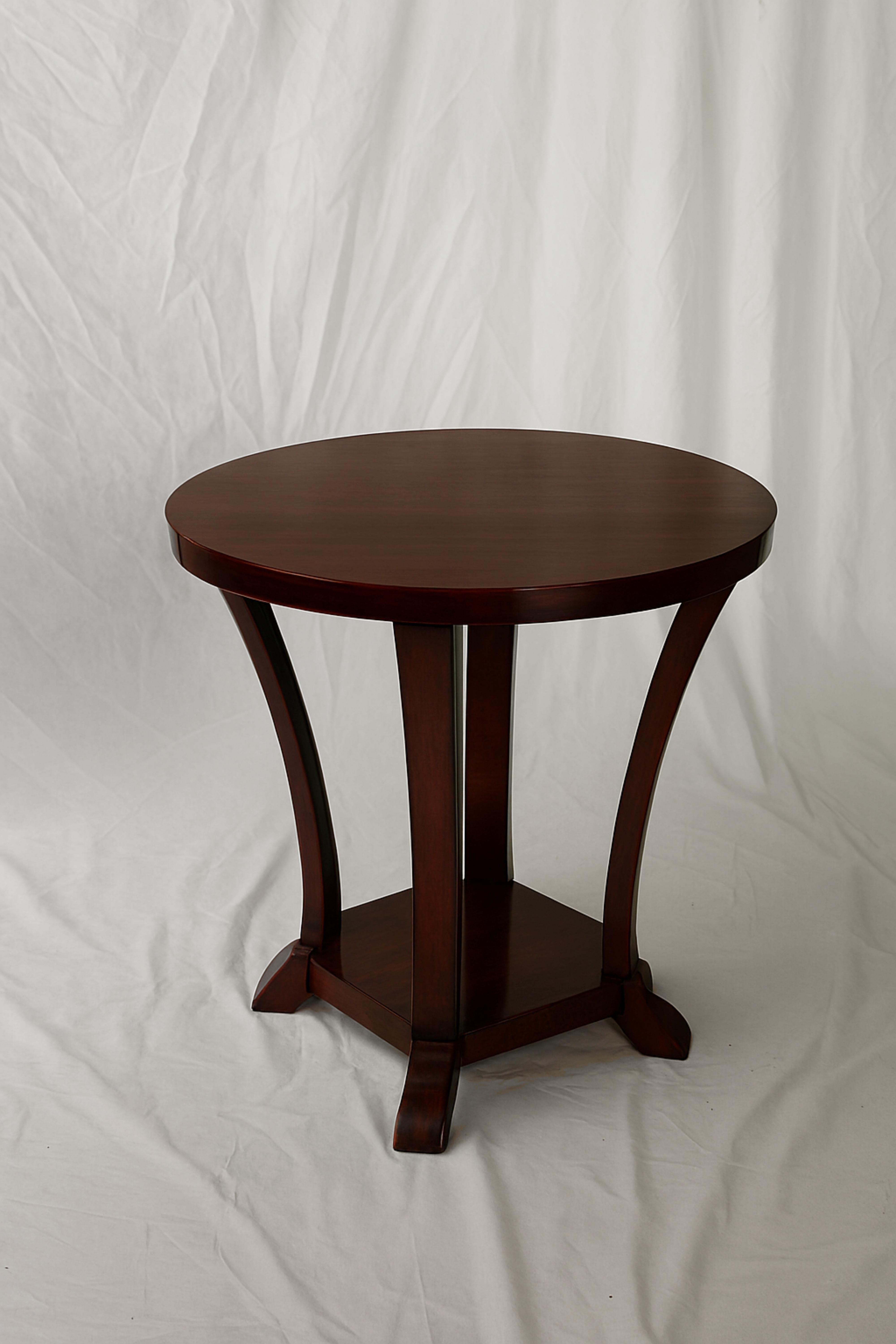Table à piédestal rond Art Déco, France, 1930 en vente 1
