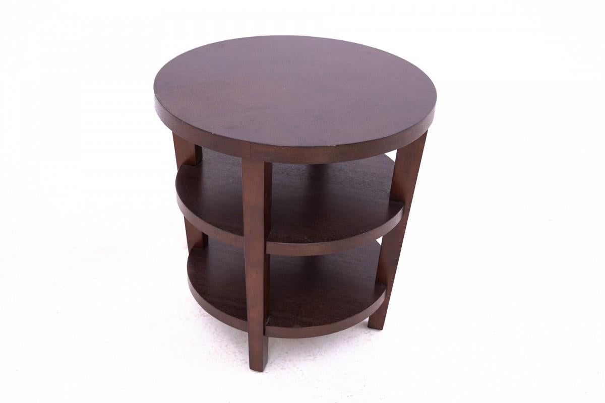 Runder Art déco-Tisch, Frankreich, 1930er-Jahre. (Französisch) im Angebot