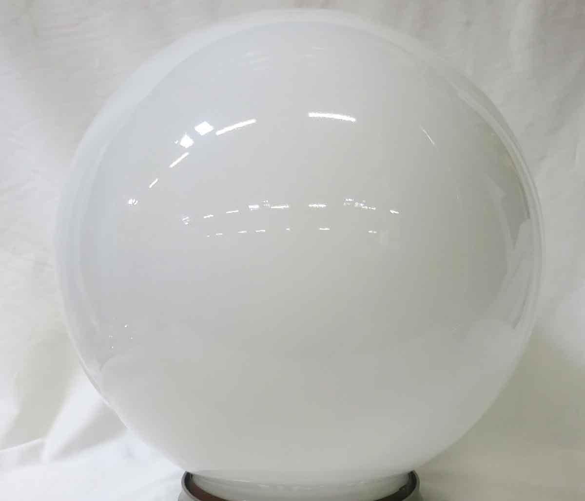 20th Century Art Deco Rounded Stepped Skyscraper Ceiling Glass Globe Pendant