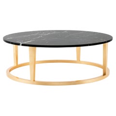 Art Deco Rubi Coffee Table Nero Marquina Marble Handmade Portugal Greenapple