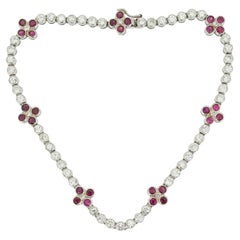 Art Deco Ruby and Diamond Bracelet