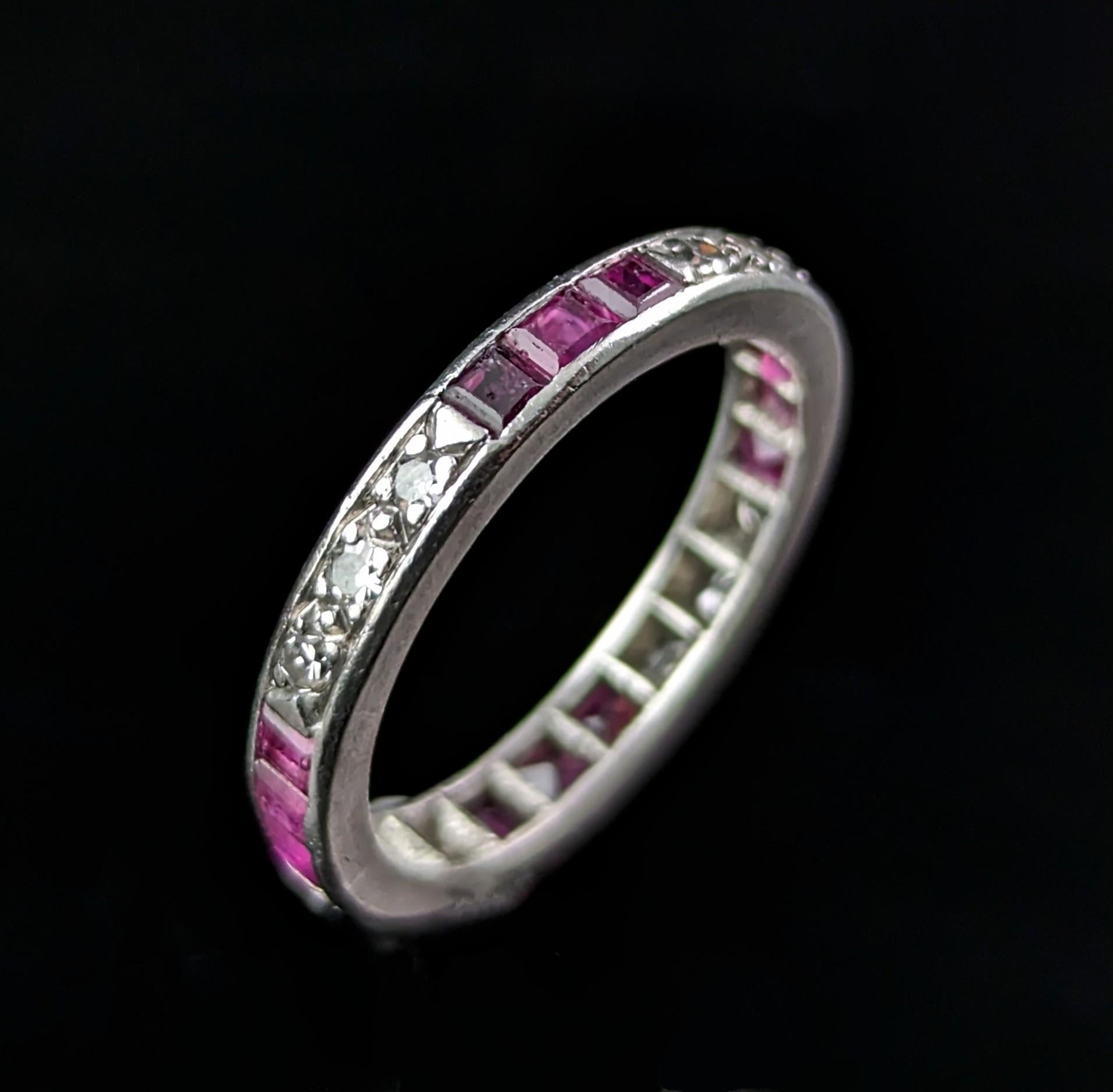 The decadence and timeless beauty of Art Deco eternity rings such as this Ruby and Diamond ring is unbeatable.

It is a style that has embodied the sentiment of love and connection for centuries with some suggesting there origins go back to ancient