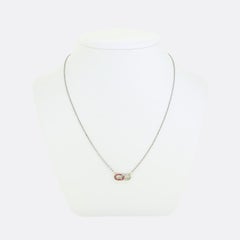 Art Deco Ruby and Diamond Necklace