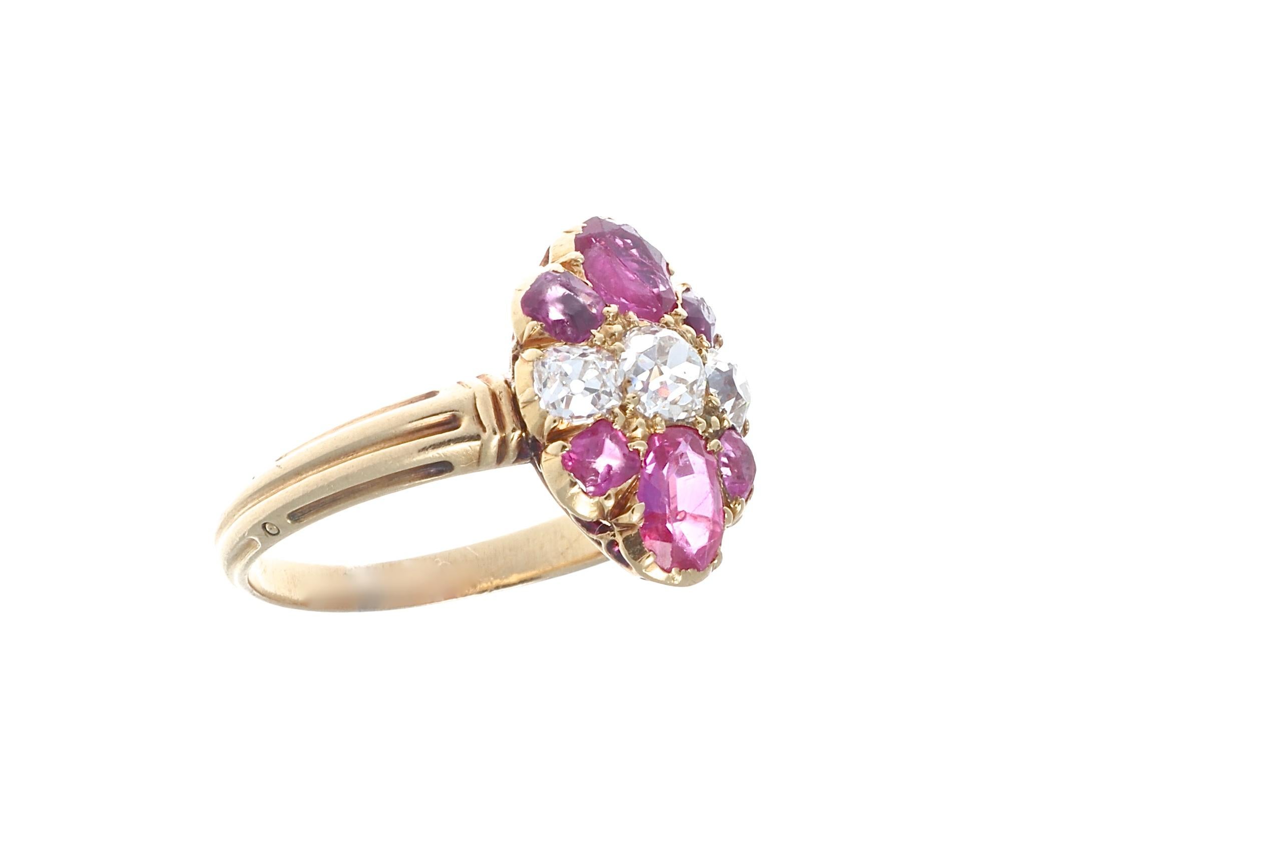 The iconic flower motif, a quintessential jewelry design capturing everything that’s beautiful about the natural world. Used for centuries in jewelry the flower motif has taken on many forms and colors. In full bloom the motif features vibrant pink