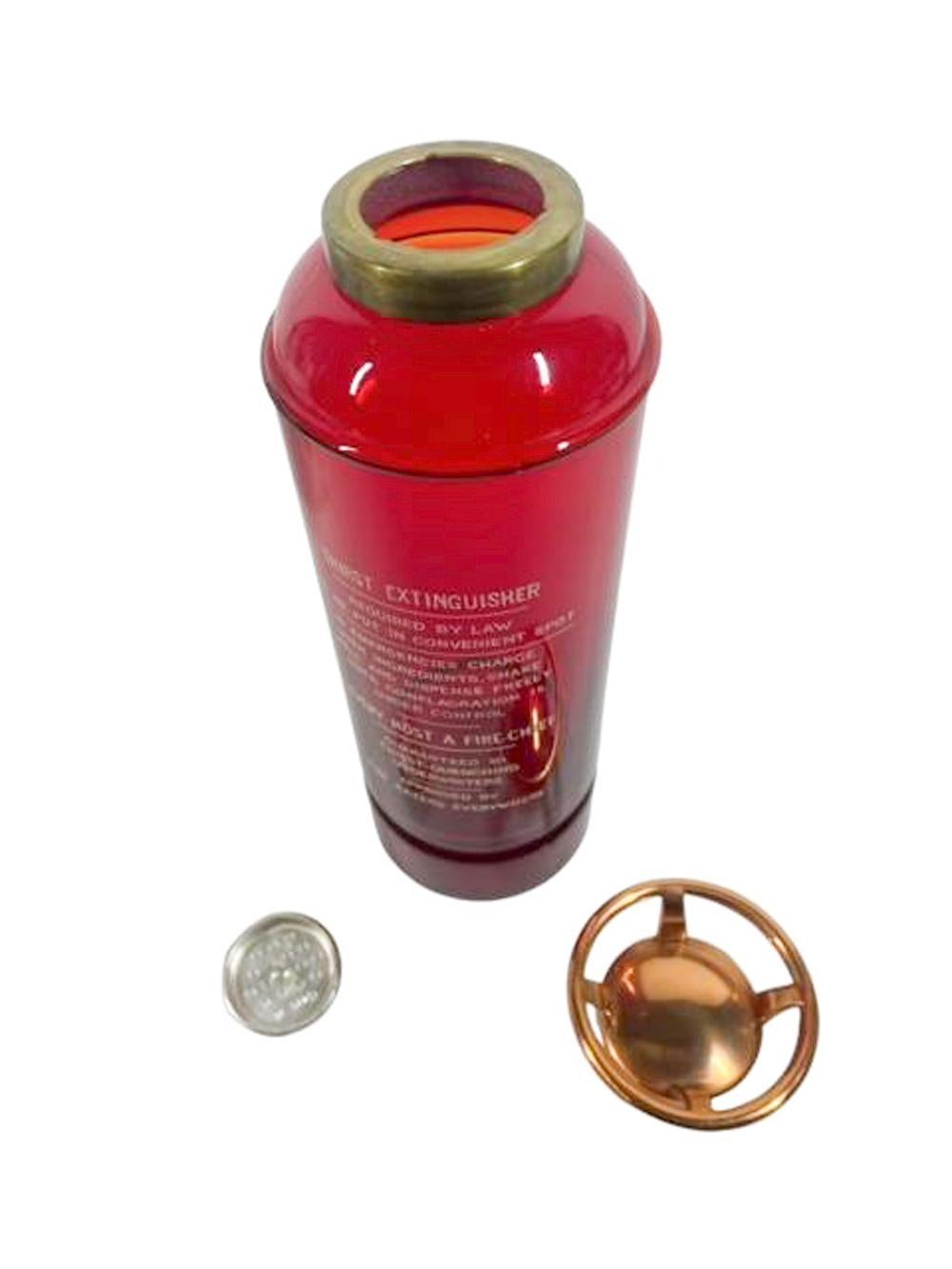 Art Deco Ruby Red Glass 