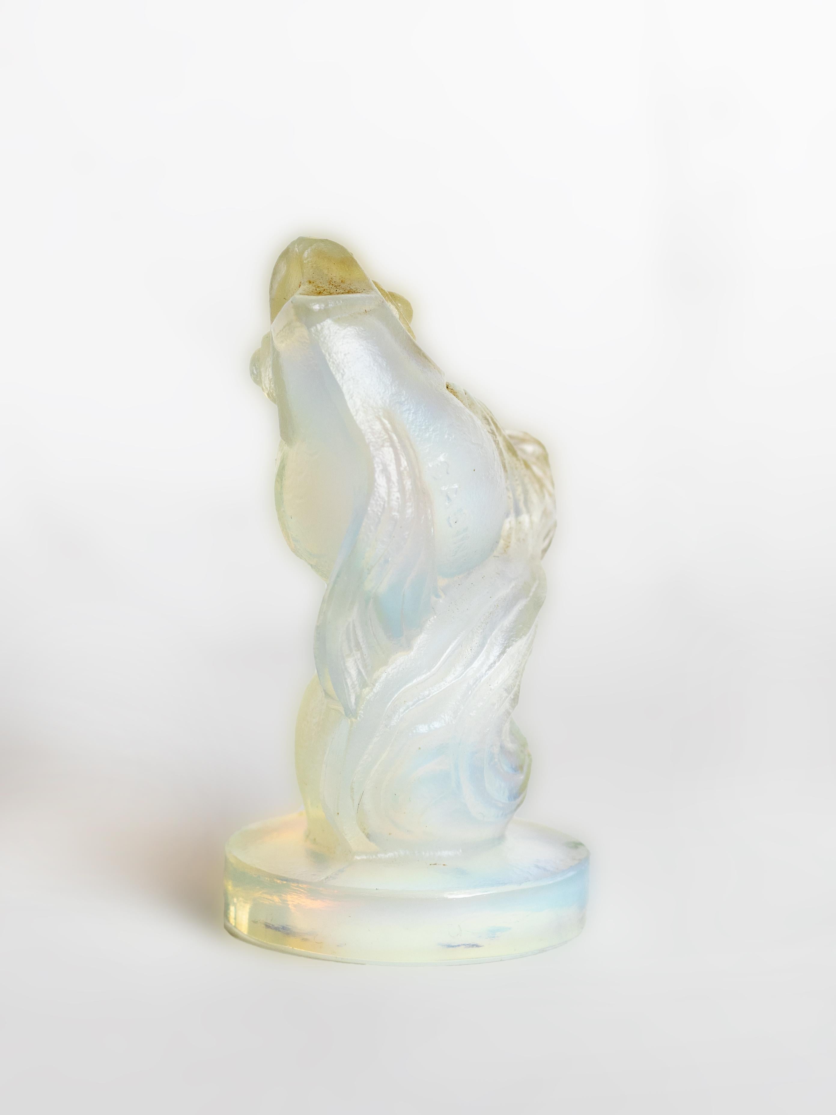 Art déco Fish opalescent en verre Sabino Art Déco de Sabino en vente
