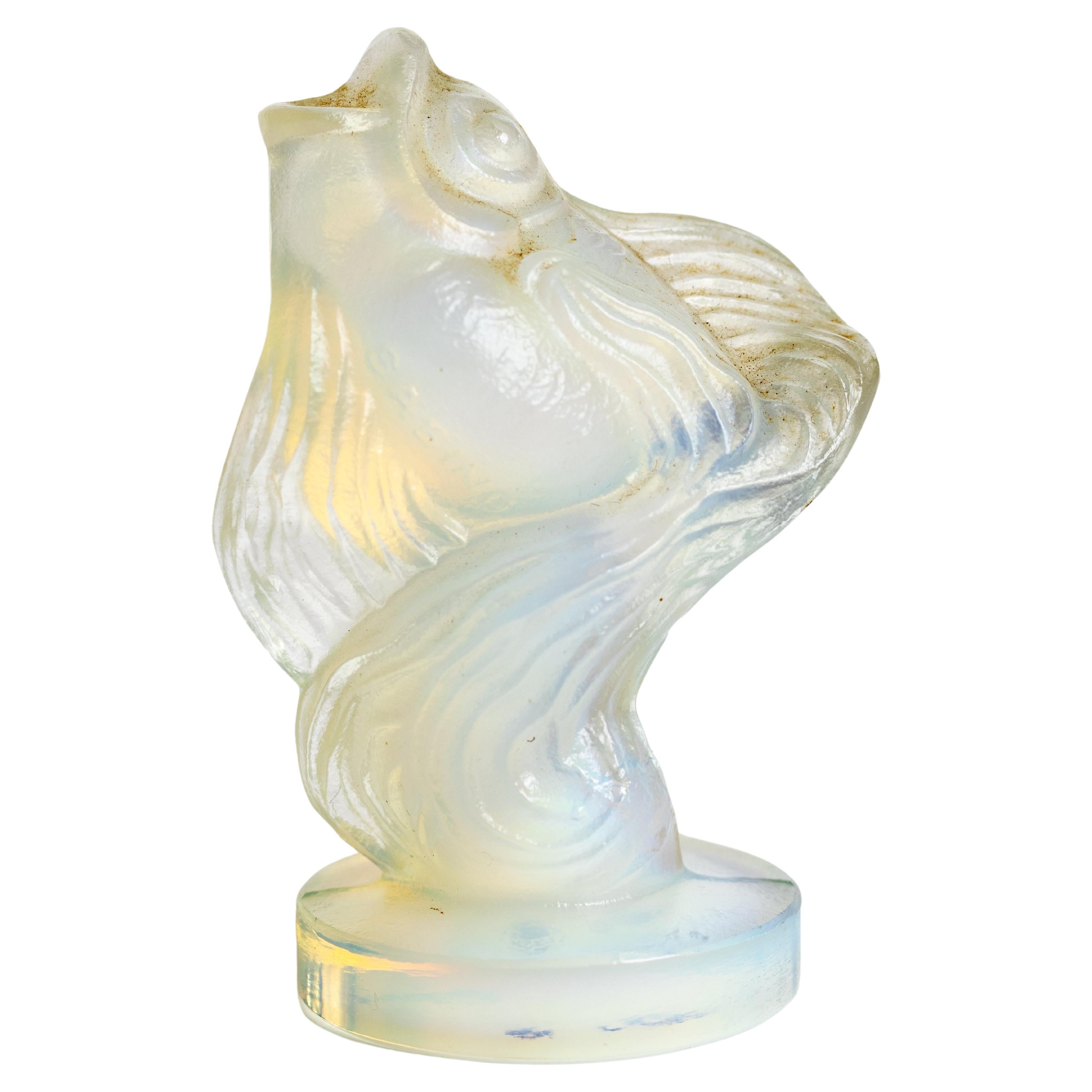 Art Deco Sabino Artistic Glass Opalescent Fish by Marius Ernest Sabino For Sale