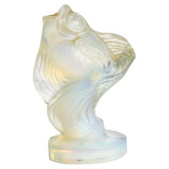 Pez opalescente de cristal Sabino Art Decó by Sabino
