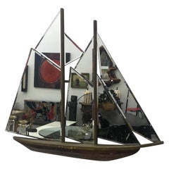 Art Deco Sailboat Mirror