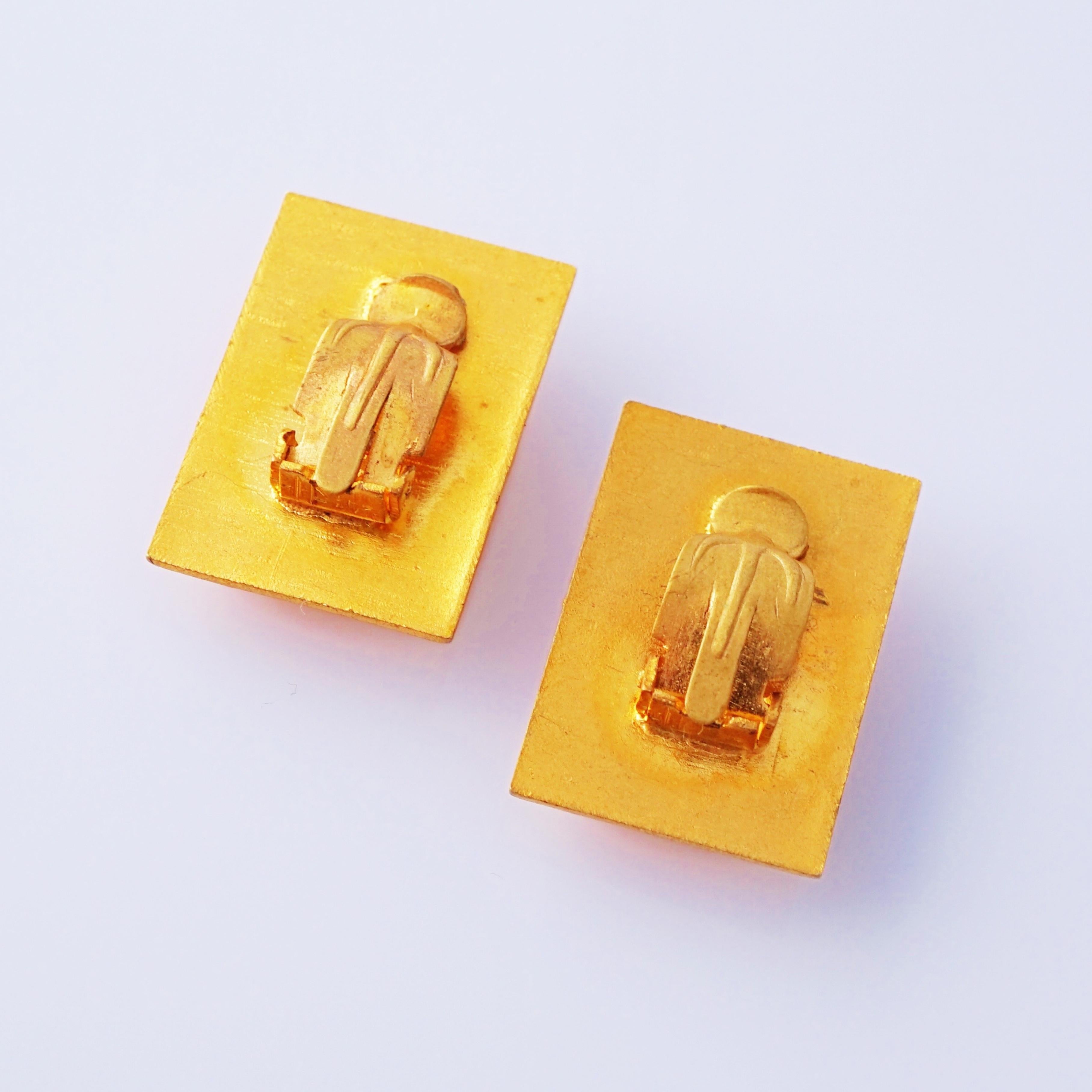Art Deco Salamander Earrings With Cherry Bakelite By Jean Painlevé, 1930s 1