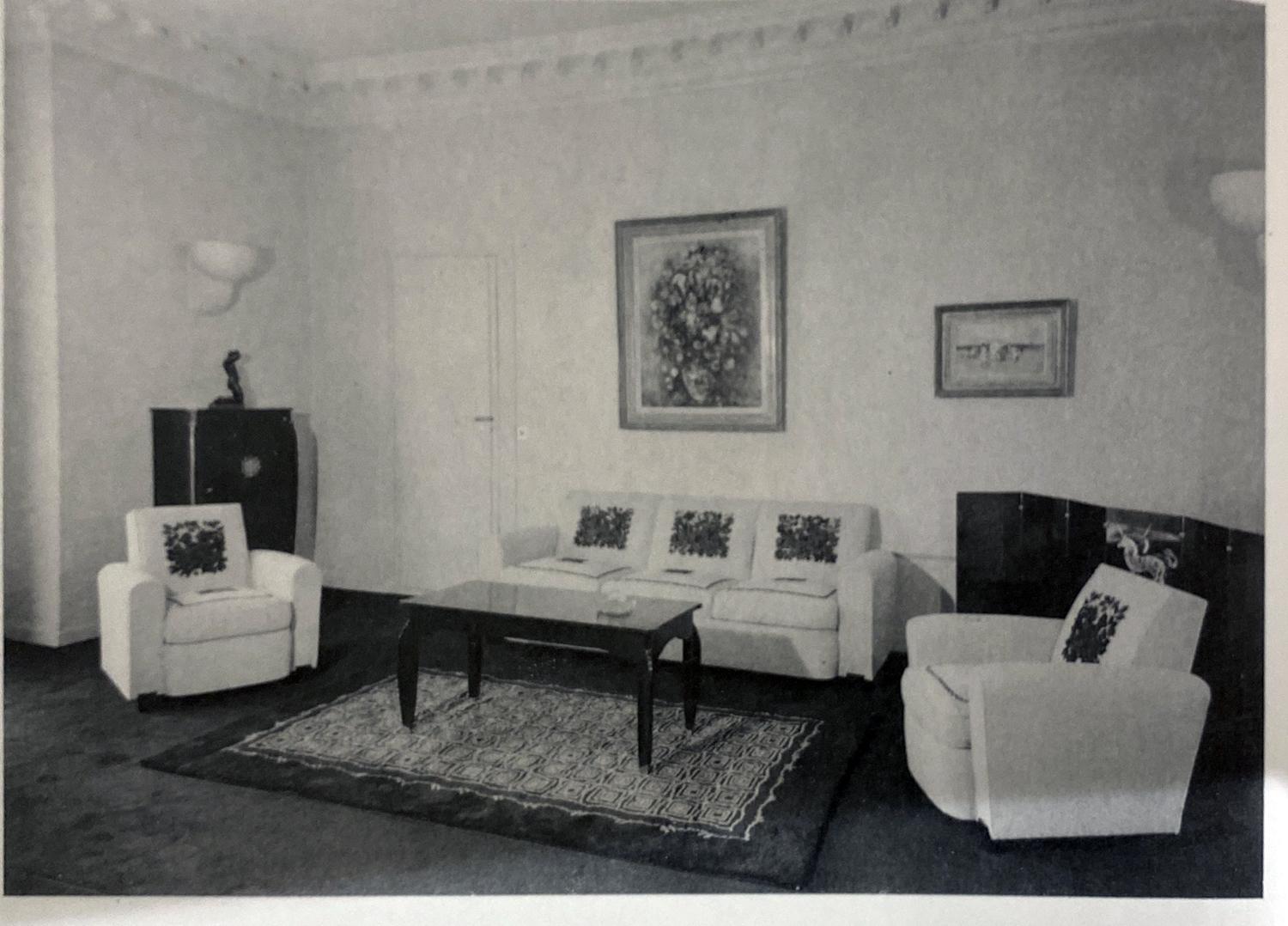 Art Deco Salon Set by Jules Leleu In Good Condition In Miami, FL