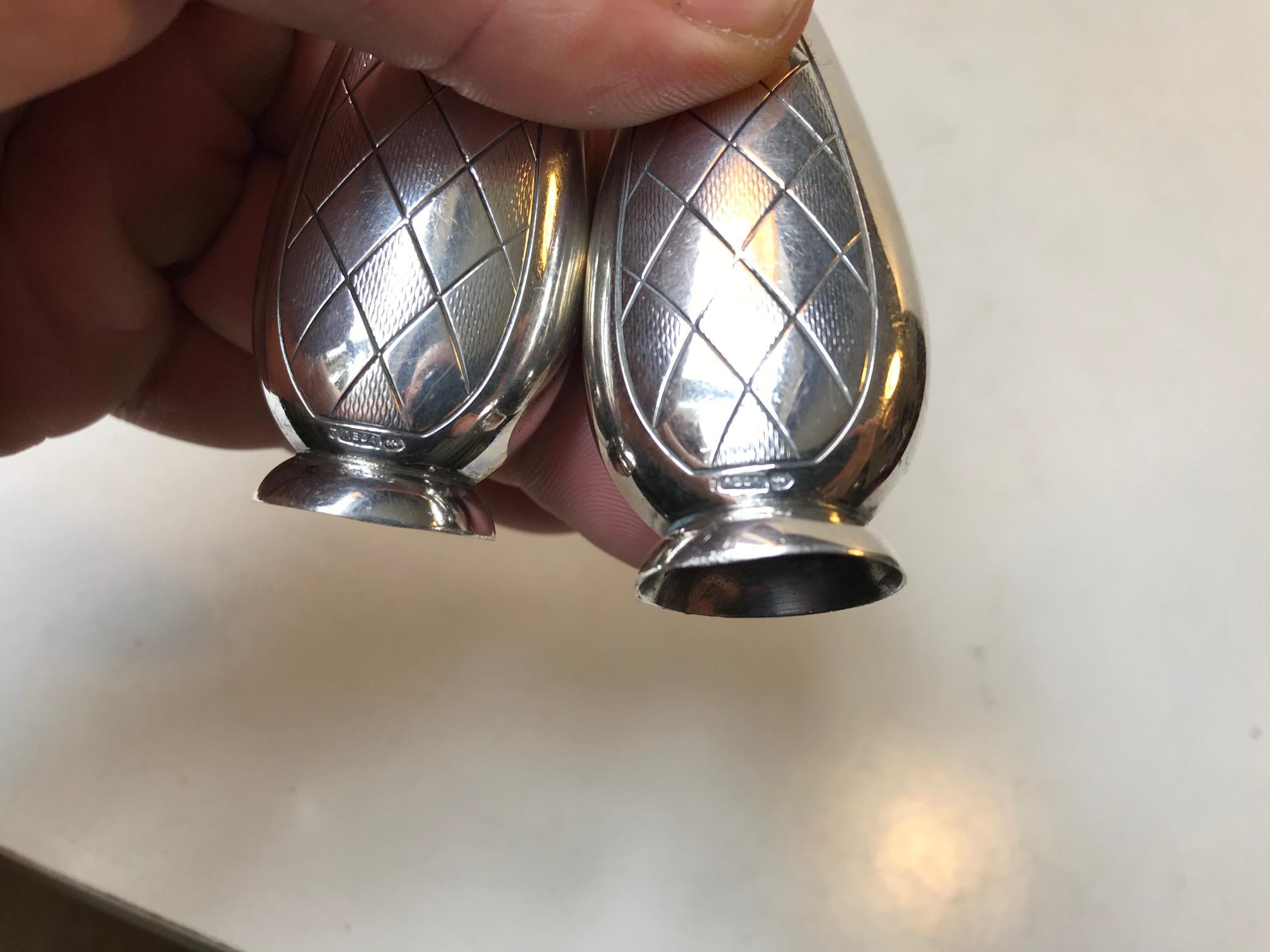 art deco salt and pepper shakers