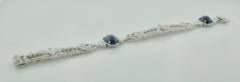 Art Deco Sapphire and Diamond Bracelet Adler & Co. circa 1920s 18.85 Carat