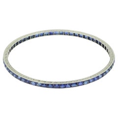 Art Deco Sapphire Bangle