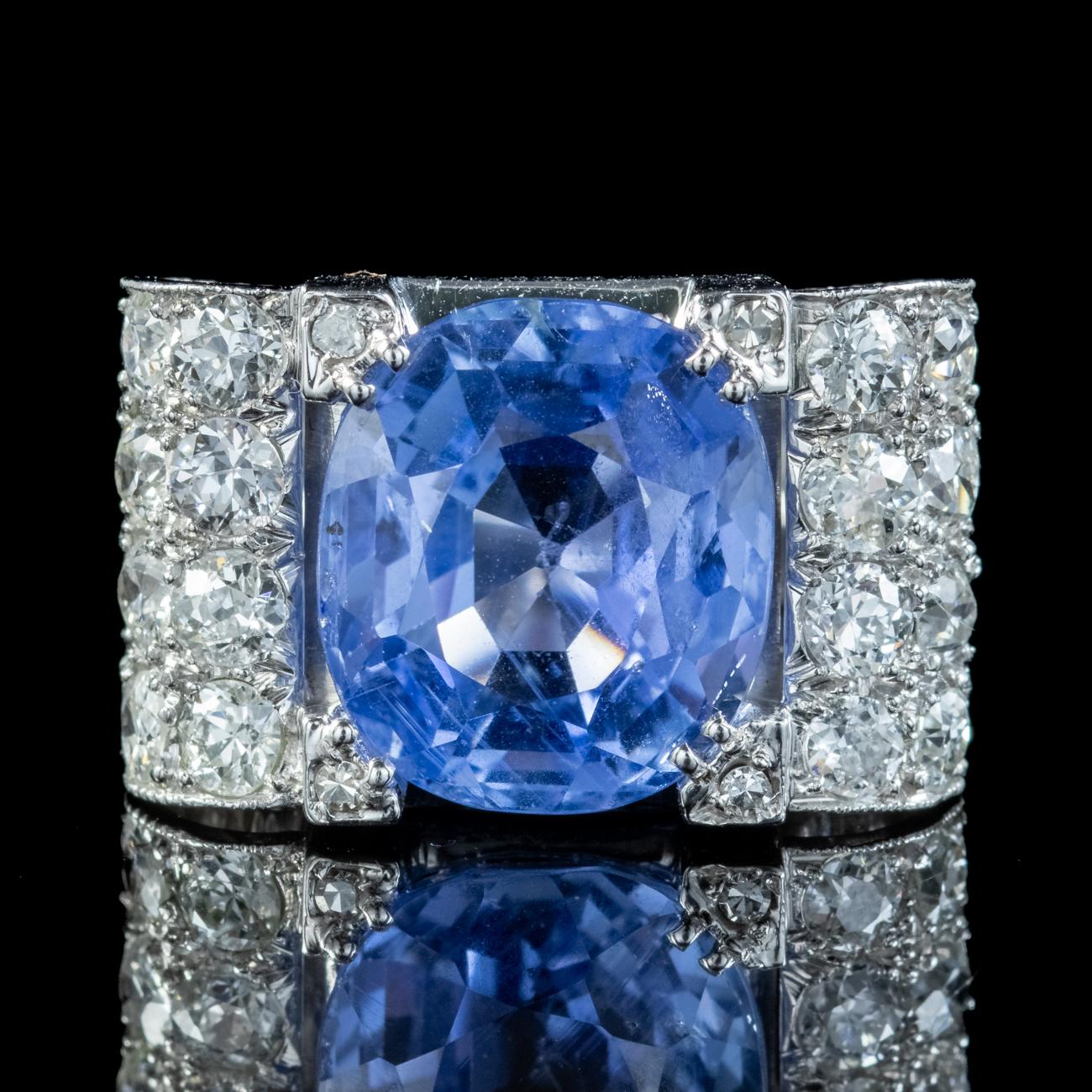 6ct sapphire ring