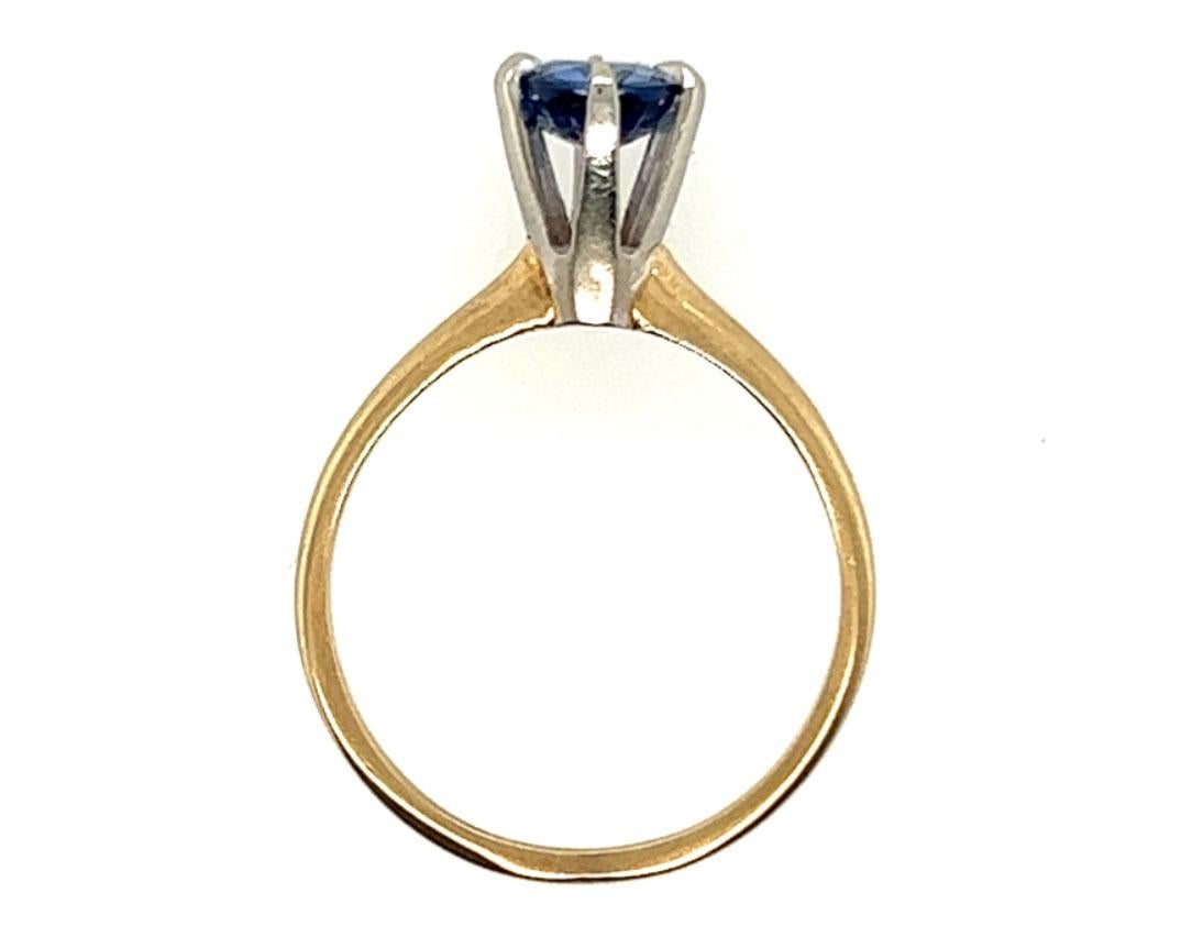 Genuine Original Antique from 1930's-1940's Sapphire Ring .86ct Round Solitaire Original Art Deco Antique 14K


Features a Genuine Natural .86ct Round Sapphire Gemstone Center

White Gold Head

Classic Solitaire Engagement Ring

Trademarked with