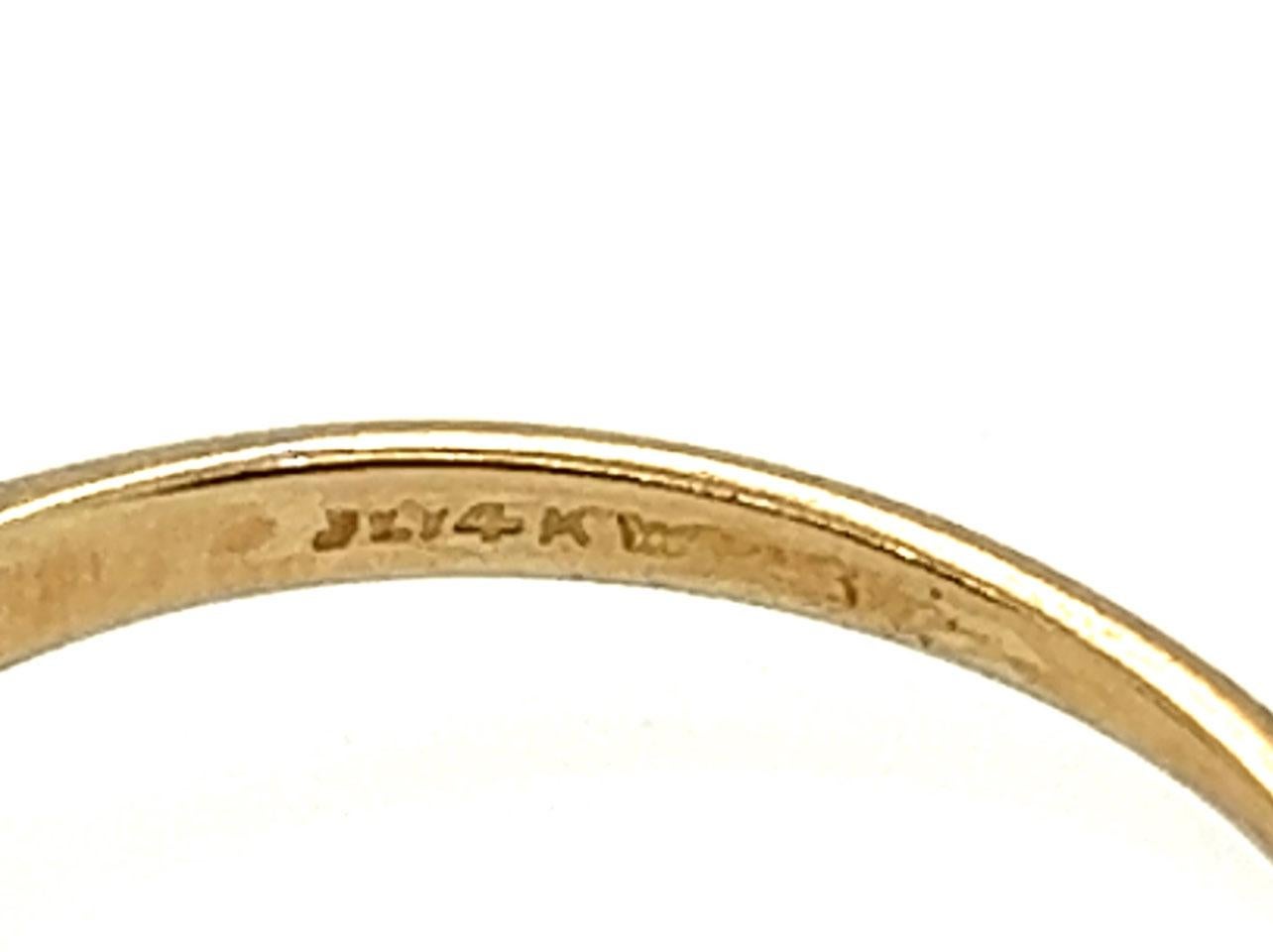 Women's Art Deco Sapphire Ring .86ct Round Solitaire Original 1930s-1940s Antique 14k For Sale