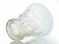 Art Deco Satin Barolac Glass vase by Joseph Inwald, 1930s