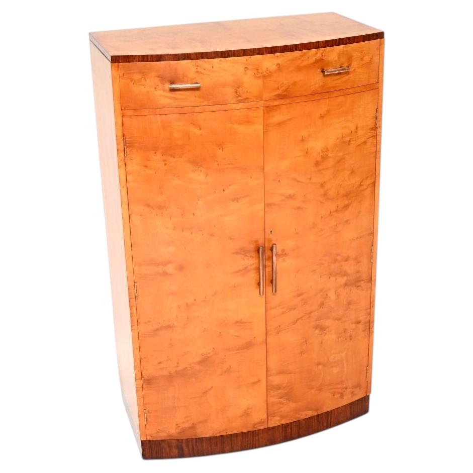 Armario «Compactum» de estilo Art Déco en madera de abedul satinada y nogal en venta