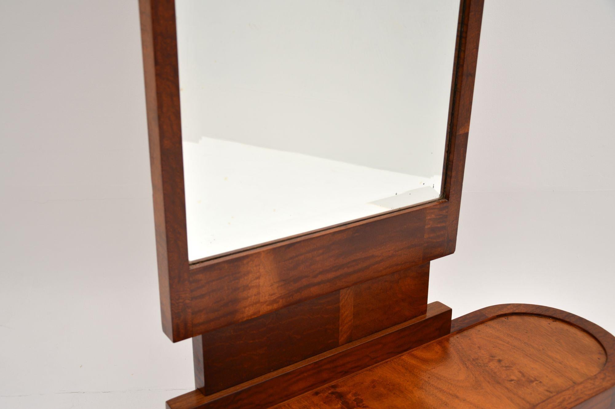 Art Deco Satin Birch Floor Mirror For Sale at 1stDibs | art deco floor ...