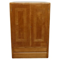 Used Art Deco Satin Birch Veneered Gentleman's Cabinet by Betty Joel 