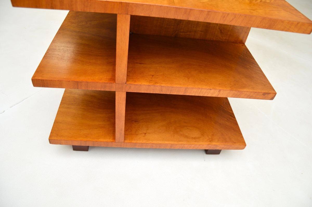 Table d'appoint / de salon Art Deco en Wood Satin en vente 3