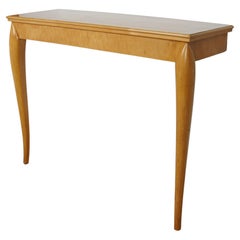 Art Deco Satinwood Console Table French Circa 1925