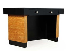 Art Deco Satinwood Reception Style Desk, circa 1930