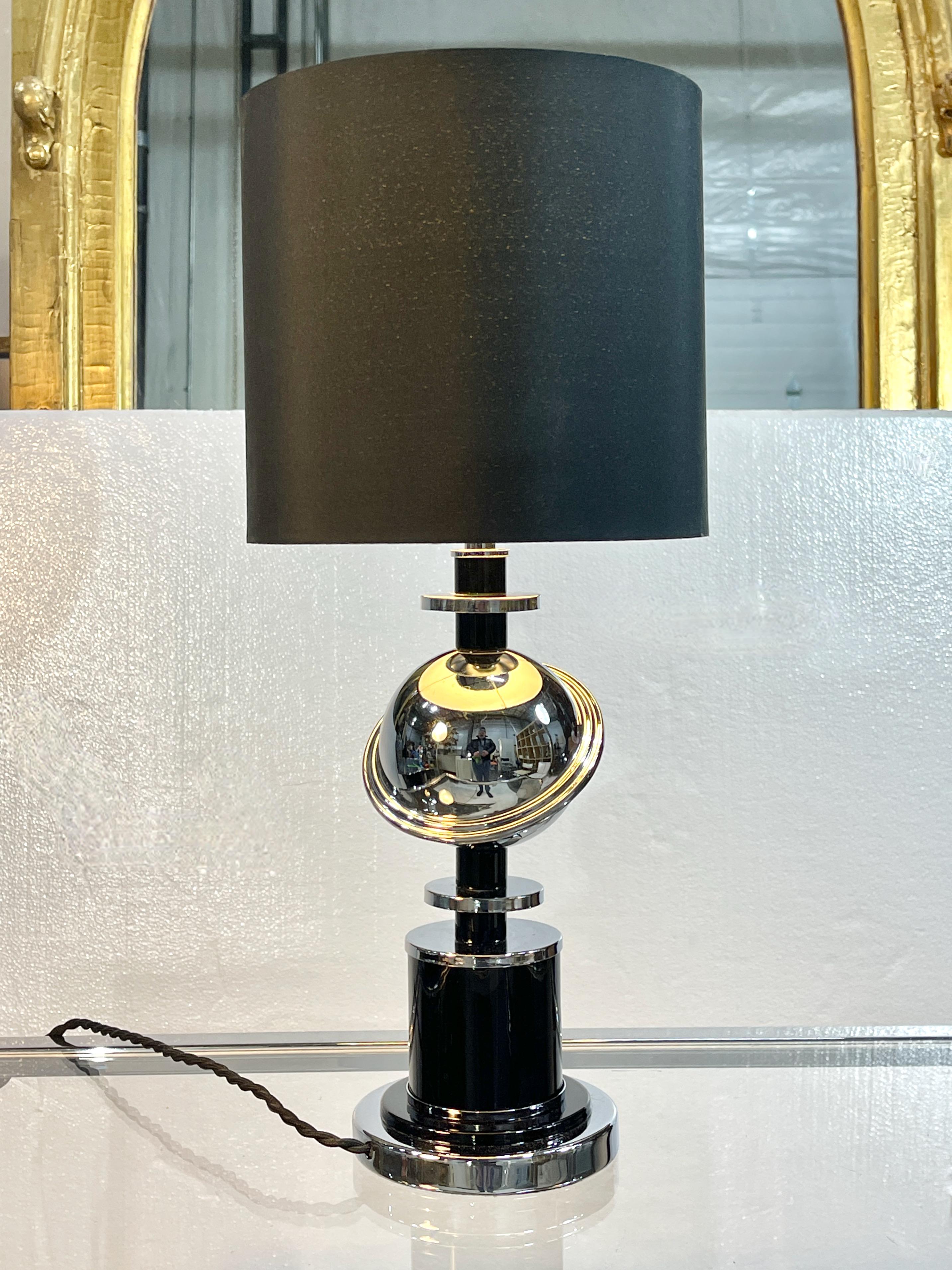 Art Deco Saturn Desk Lamp For Sale 6