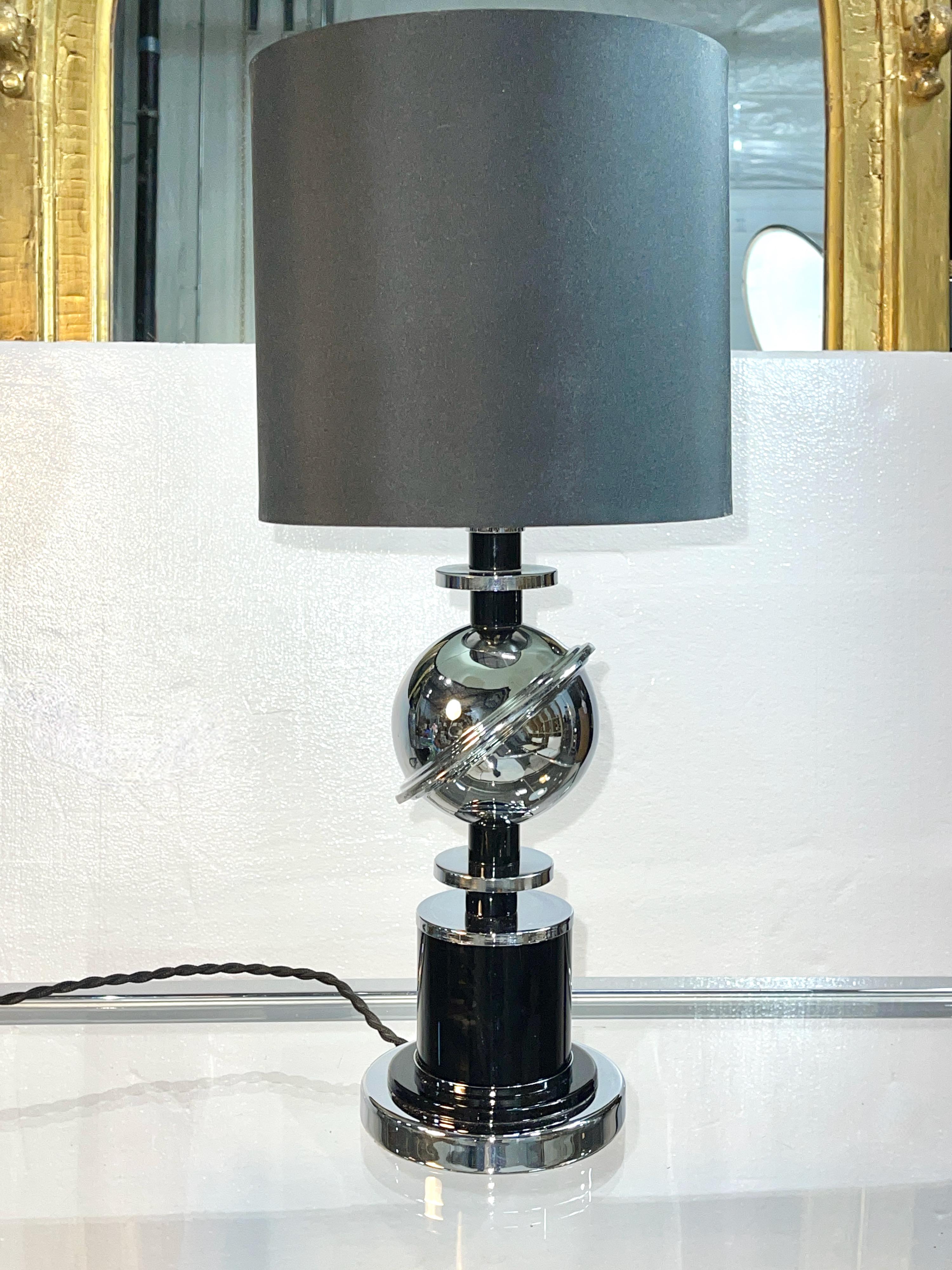 Mid-20th Century Art Deco Saturn Desk Lamp For Sale