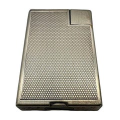 Art Deco "Savory" Sterling Silver Arm Lighter by Alfred Dunhill Paris