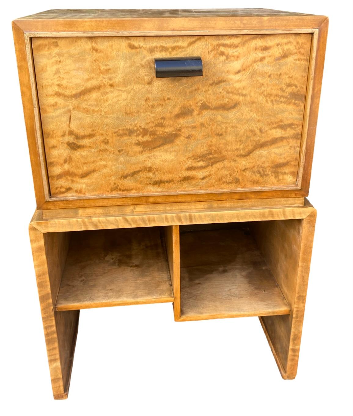 Art Deco Scandinavian bedroom suite with super king bed, chest , nightstands For Sale 4