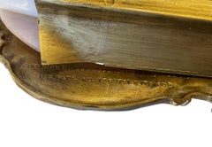 Art Deco Scene In Action Company Metal Table Lamp