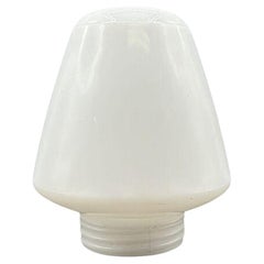 Art Deco Schoolhouse "Acorn" Milk Glass Cieling Globe w/ Threading Mount