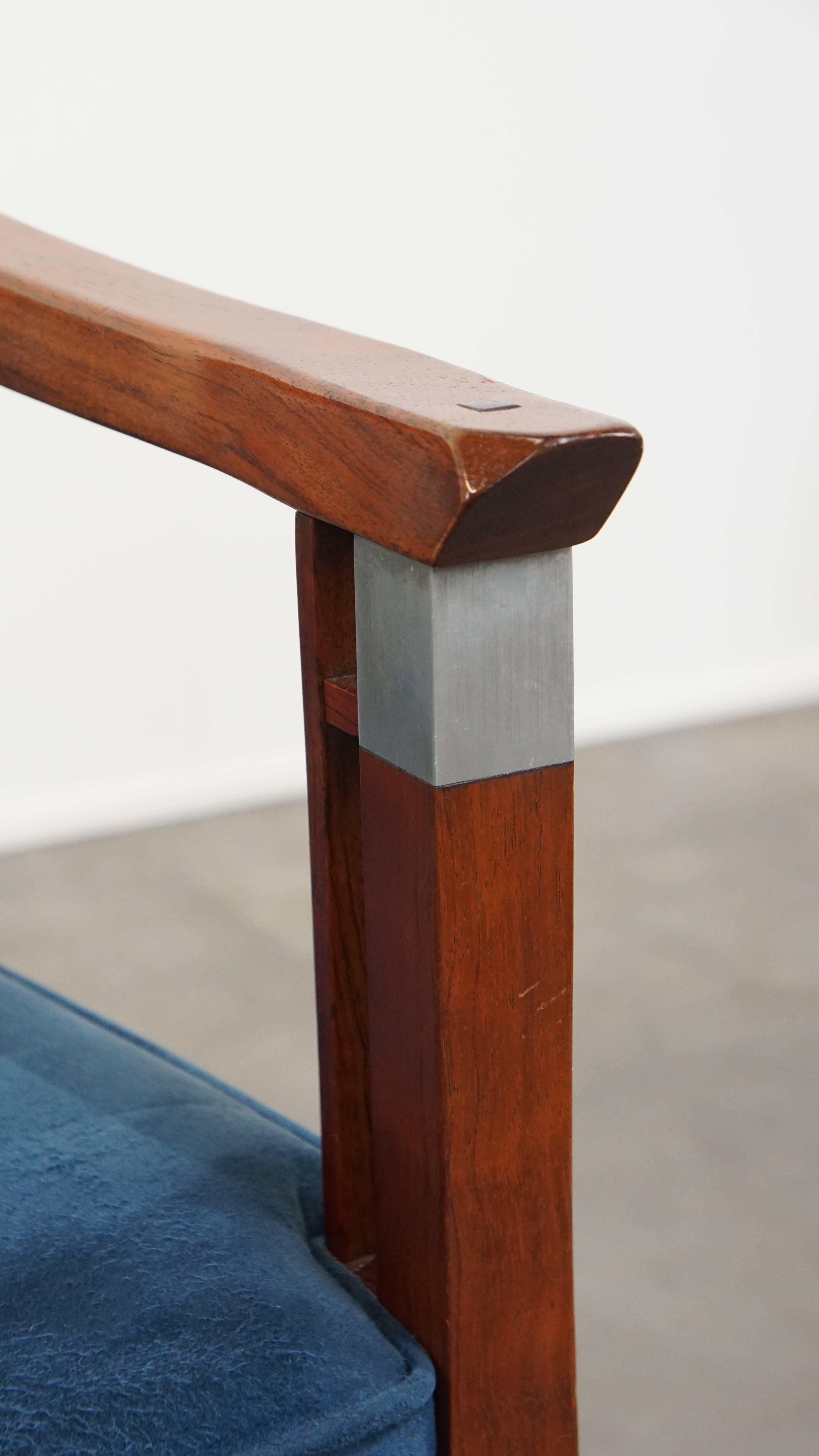 Silla Art Decó Schuitema de la Serie Decoforma con Reposabrazos en venta 5